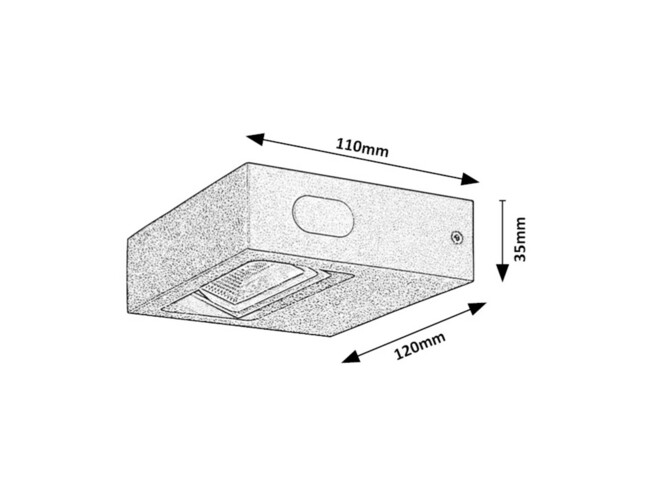 Svietidlo GANGES - LED 7W, IP65