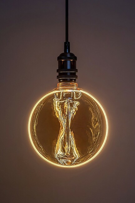 Žiarovka FILAMENT-LED - 4W, 320lm, IP20, jantár - 79076