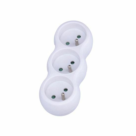 Rozdvojka s uzemnením z 1 na 3