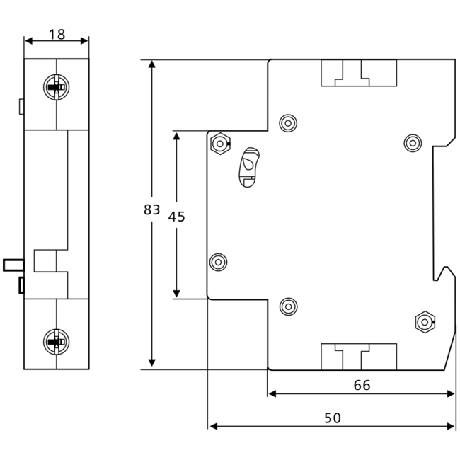 Vypínacia spúšť (cievka) k ističom TRACON
