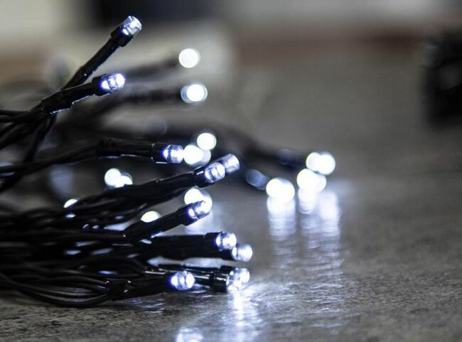 Reťaz MagicHome Vianoce Ceibo, 96 LED studená biel