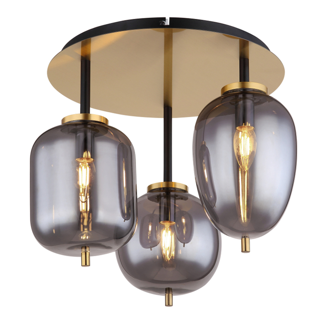 Stropné svietidlo BLACKY I - 40W,E14,IP20 - 15345-3DMM
