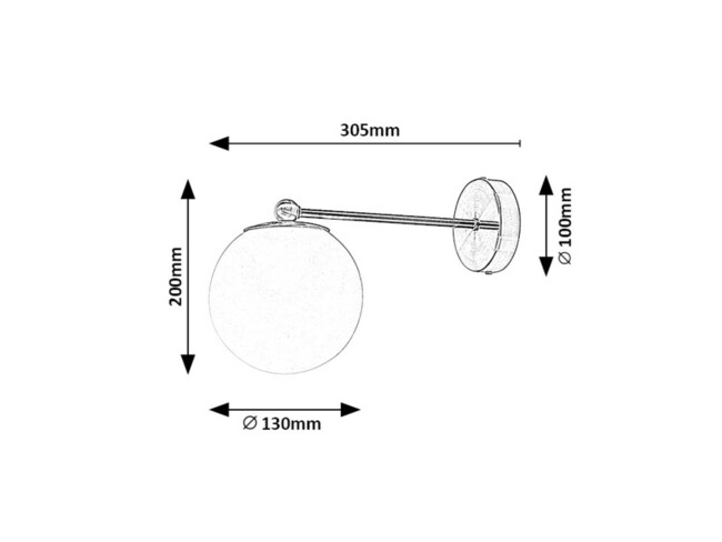 Svietidlo KIARA - E27 1x MAX 35W, zlaté, kovové, IP20 - 71081