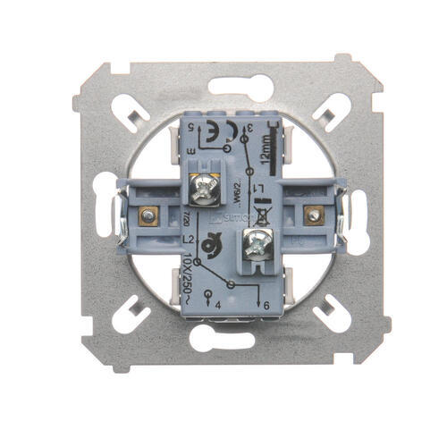 SIMON54 - vypínač č.:6+6 (5B), prístroj