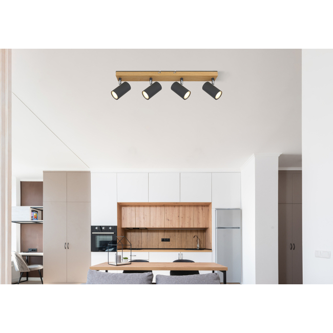 Bodové svietidlo ROBBY - GU10,IP20,grafitová tmavá - 57911-4G