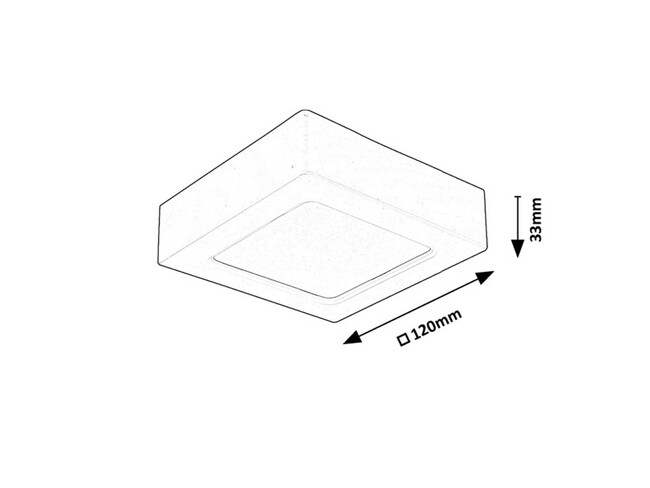 Svietidlo SHAUN2 - 7W, 670lm, IP20 - 71213