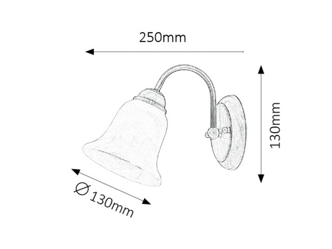 Svietidlo FRANCESCA - E14/40W, IP20 - 7371