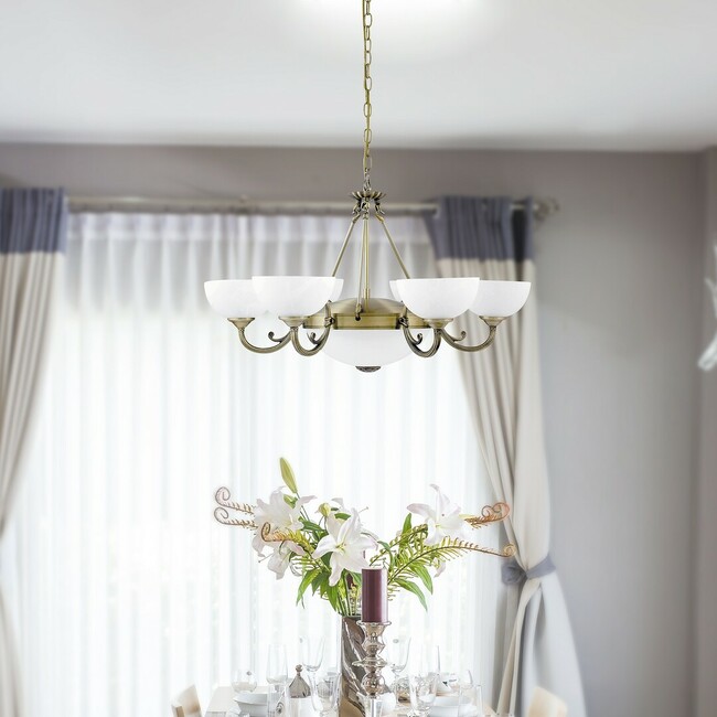 Svietidlo MARLENE - E27/2x max. 60W, E14/6x max. 40W - 8546