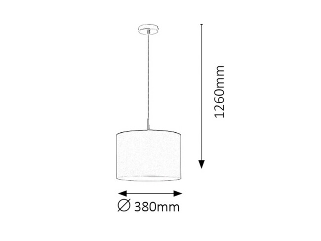 Svietidlo MONICA - E27/1x MAX 60W, IP20 - 2541