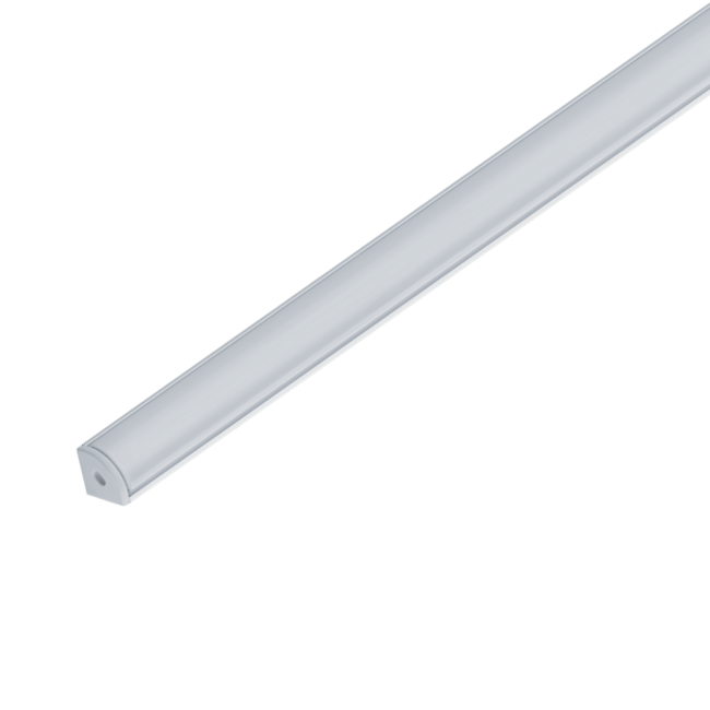 Hliníkový profil pre LED pás s krytom,rohový -ELMARK-2m