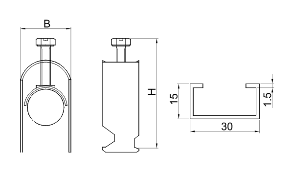 Nastaviteľná príchytka prívodného kábla d=18-22mm