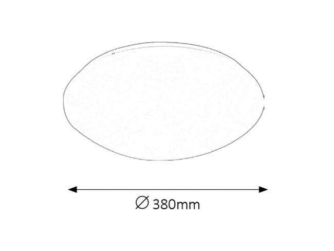 Svietidlo LUCAS - LED/24W, IP44 - 3439