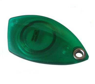TESLA - RFID - Bezkontaktný prívesok 125 kHZ zelen