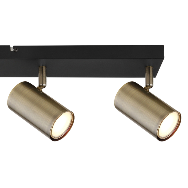 Bodové svietidlo ROBBY - GU10, IP20, čierna matná - 57911-4M