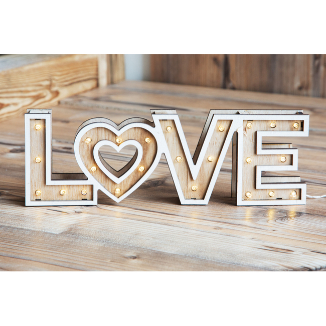 Dekoratívne svietidlo LOVE - 29976