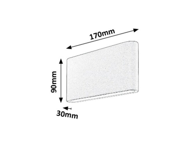 Svietidlo NESNA - LED/12W, IP54 - 7952