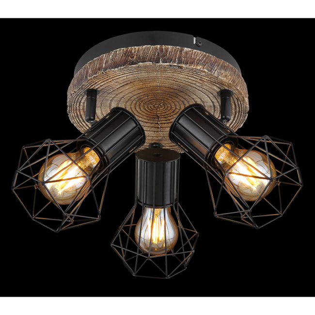 Stropné svietidlo PRISKA - 60W,E27,IP20 - 54017W-3