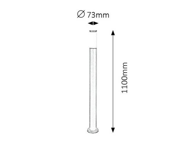 Svietidlo BLACK TORCH - E27, 25W, IP44 - 8148