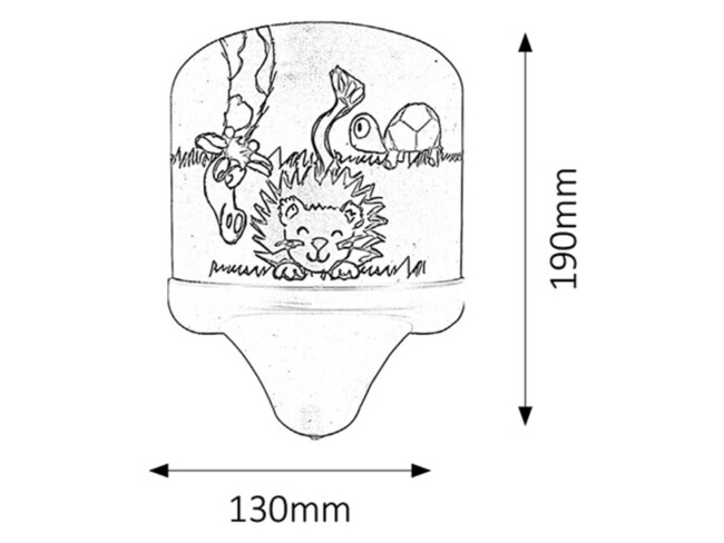 Svietidlo LEON - E14/7W, IP20 - 4571