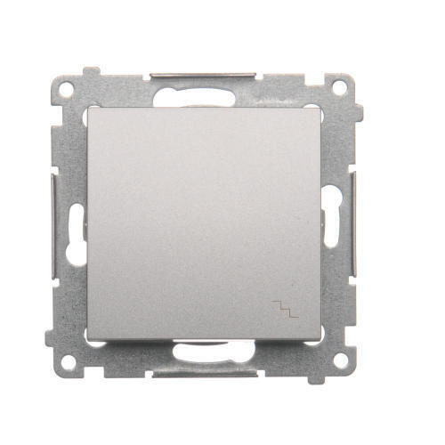 SIMON54 - vypínač č.:1, strieb. mat.metal.