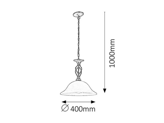 Svietidlo BECKWORTH - E27/60W, IP20 - 7136