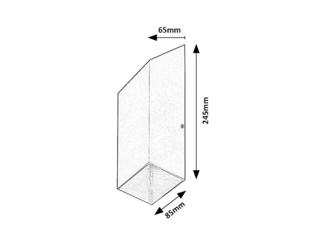 Svietidlo TILBURG - 10W, 350lm, IP54 - 77050