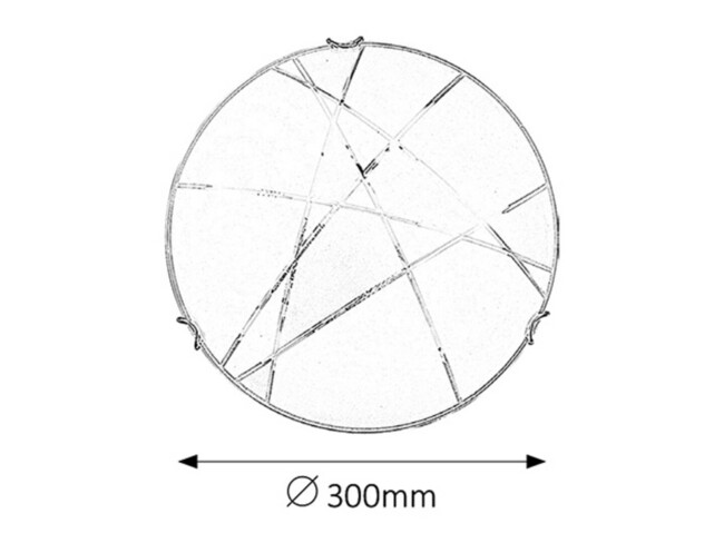 Svietidlo ETERNA - E27/ 60W, IP20 - 3949
