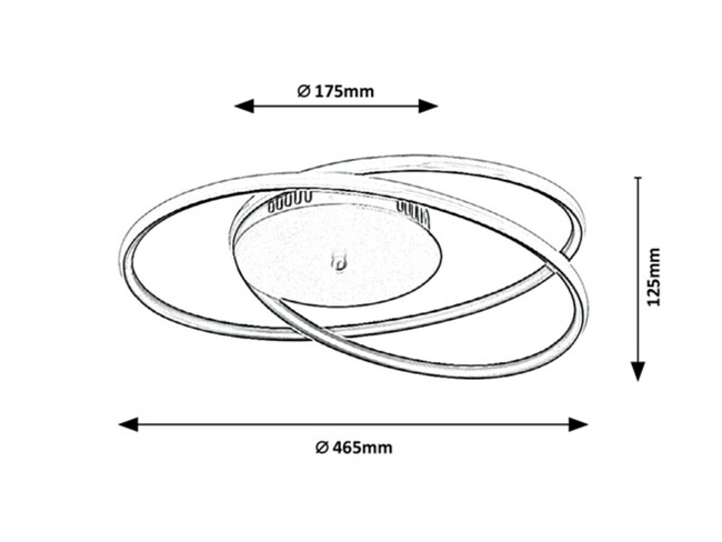 Svietidlo MERIDIA - LED/40W(2900lm, 3000K), IP20 - 3256