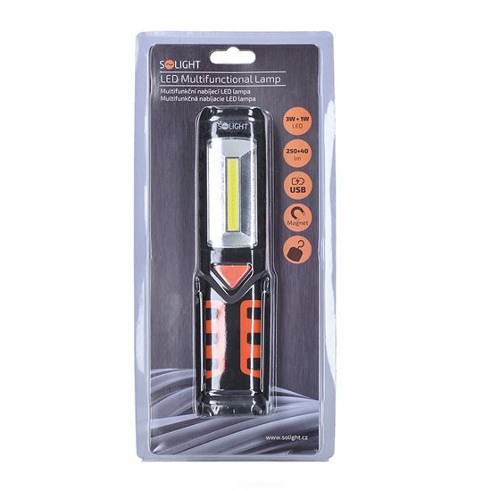 Lampa ručná nabíjacie 3W COB LED