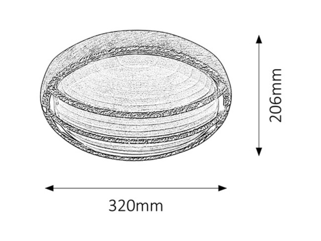 Svietidlo HEKTOR - E27/100W, IP54 - 8499