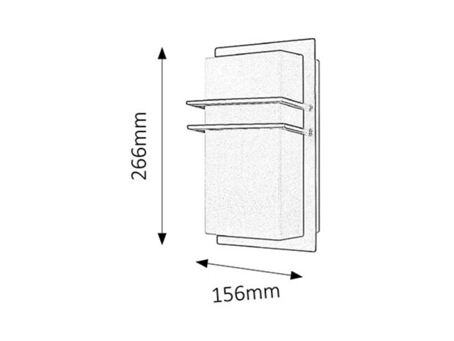 Svietidlo SEATTLE - E27/11W, IP44 - 8169