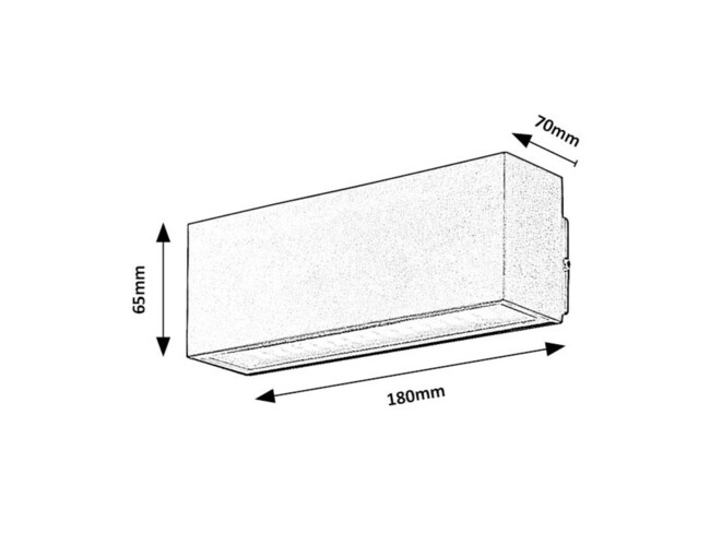 Svietidlo MATARO - 10W, 720lm, IP54 - 77075