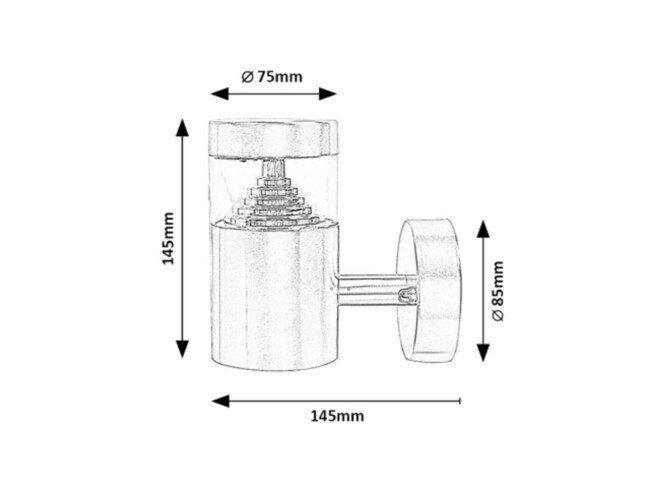 Svietidlo LISBON - LED/7W, IP54 - 7827