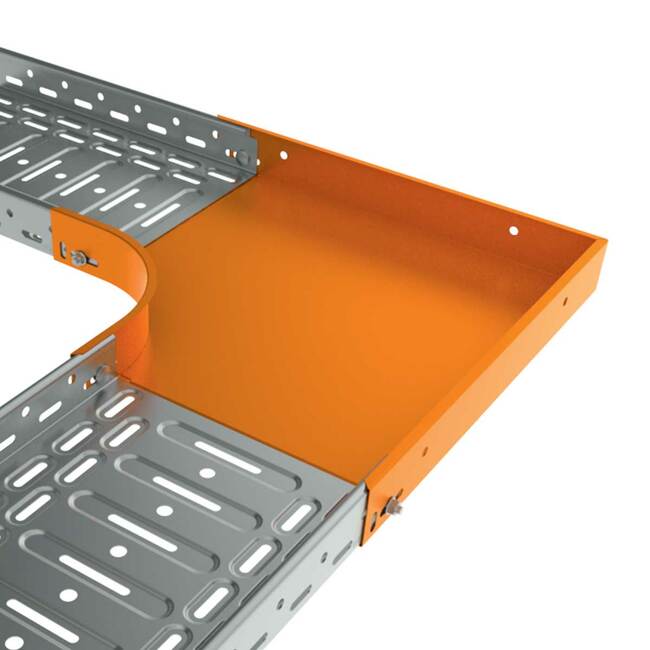 Kovový žľab - 90° koleno KOPOS 50x250