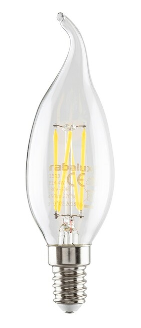 Žiarovka LED-filament, E14, 4,2W, 4000K - 1693