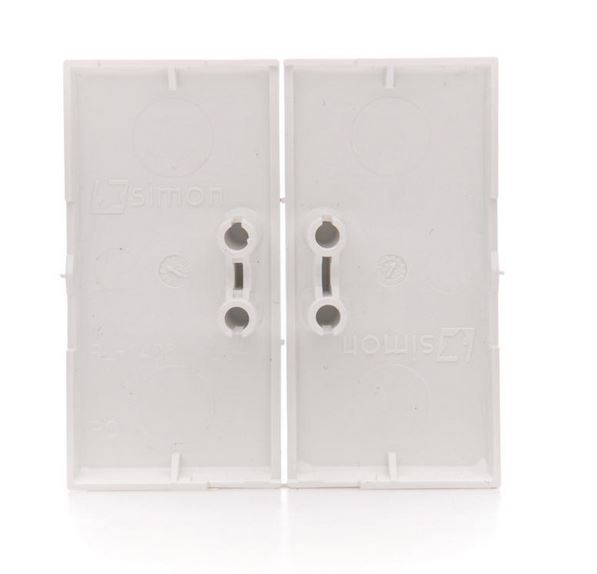 SIMON54 - kryt vypínača 2-tlačidlový (pre SW5M, SP2M), biely