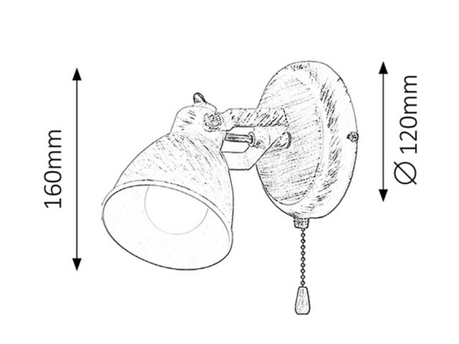 Svietidlo VIVIENNE - E14/15W, IP20 - 5966