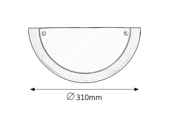 Svietidlo UFO - E27/60W, IP20 - 5181