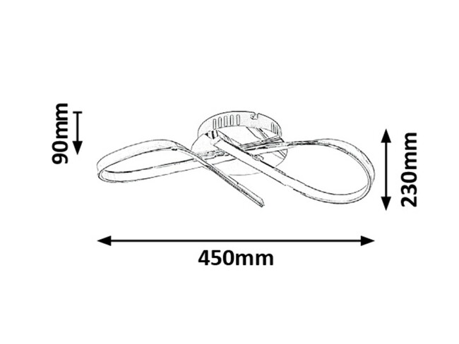 Svietidlo ANIELA - LED/20W (1600lm, 4000K), IP20 - 2187
