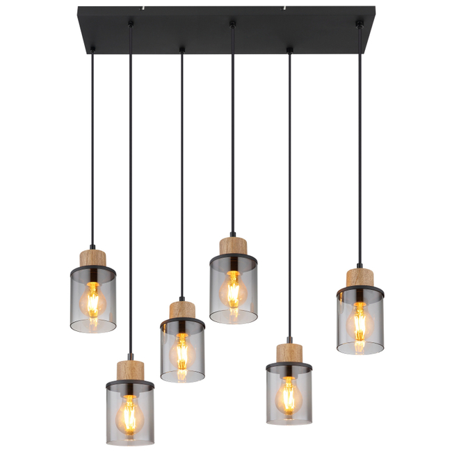 Závesné svietidlo REID - 15W, E27, IP20 - 15707-6H