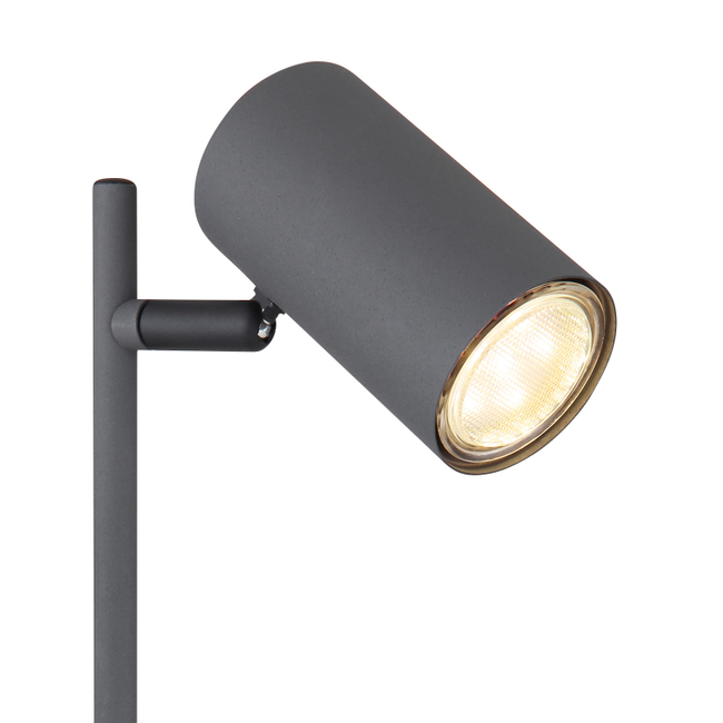Stolová lampa ROBBY - GU10, IP20, grafitová - 57910TG