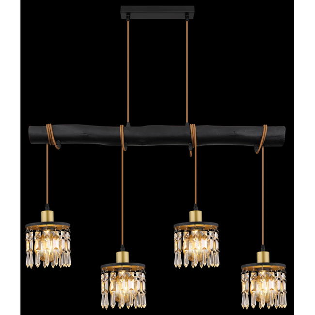 Závesné svietidlo COMMA - 40W,E27,IP20 - 15533-4H