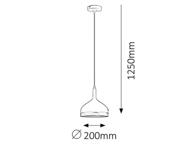 Svietidlo KEVIN - E27/ 60W, IP20 - 2709