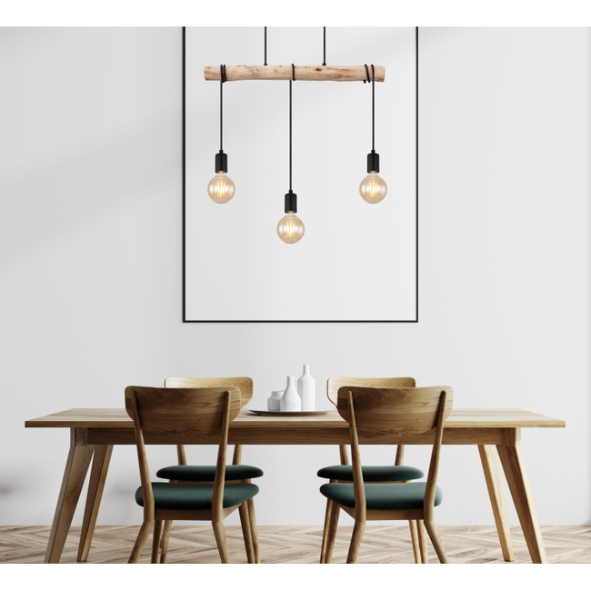 Závesné svietidlo GREGOR - 60W,E27,IP20 - 15539-3H