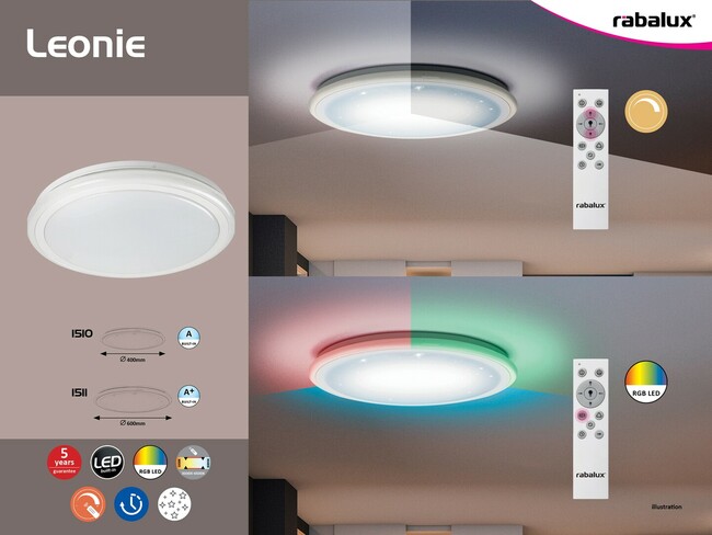 Svietidlo LEONIE - LED/32W, IP20 - 1510