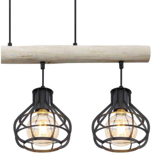 Závesné svietidlo CLASTRA - E27,IP20 - 15388-3H