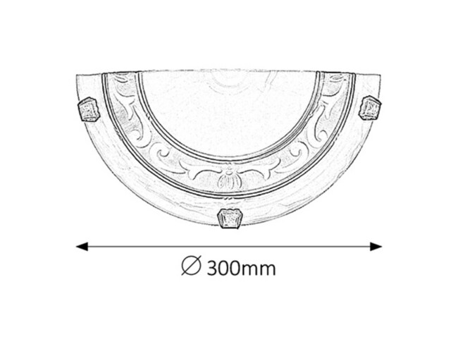 Svietidlo LARETTA - E27/60W, IP20 - 3712