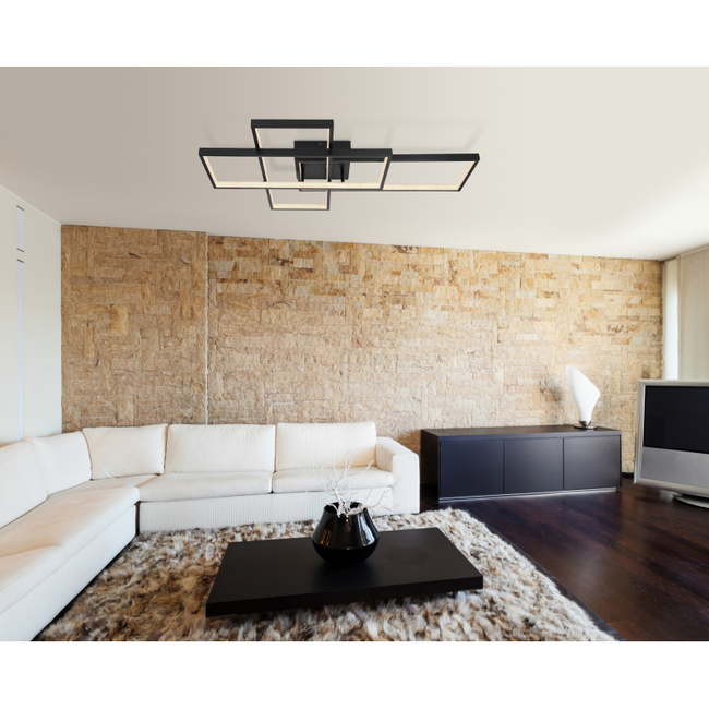 Stropné svietidlo GABRIEL - 40W, 4000/1200lm, IP20 - 67227-40BSH