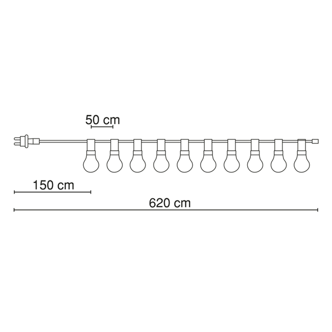 Dekoratívne svietidlo NIRVANA - E27,IP44 - 3400