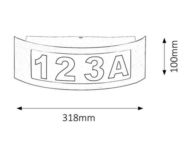 Svietidlo INNSBRUCK - E27/14W, IP44 - 8749